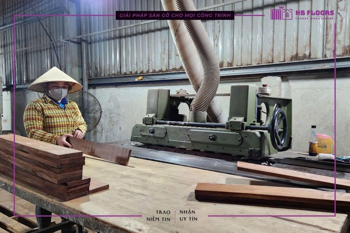 Quy trình tinh chế và bào phẳng 4 mặt