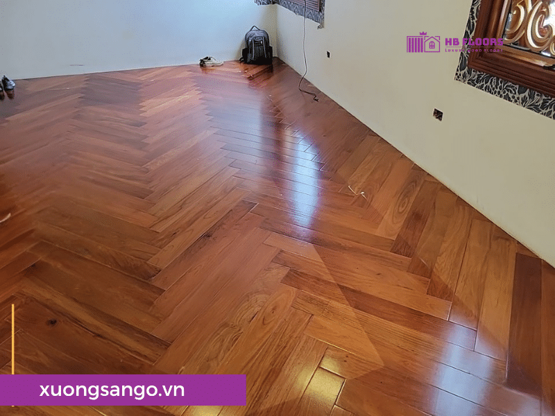 Đơn vị thi công sàn gỗ gõ đỏ uy tín tại TP.HCM