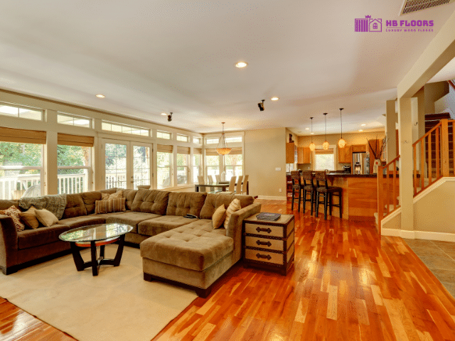 Sàn gỗ Giáng Hương cho villa, biệt thự