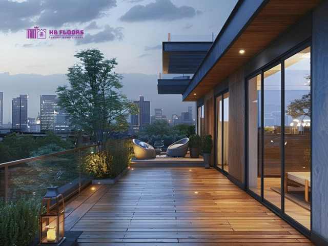 Sàn gỗ teak cho không gian ngoài trời