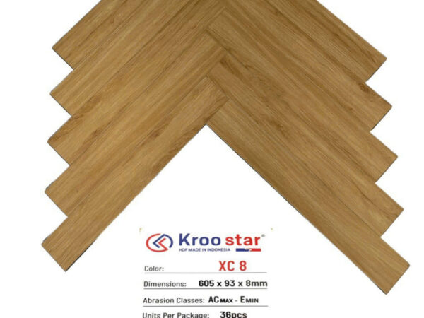 Sàn gỗ Kroo Star Xương Cá XC8