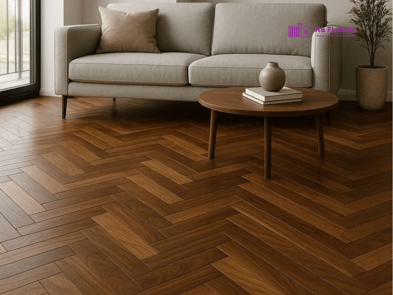Sàn gỗ Walnut nổi tiếng toàn cầu bởi màu sắc trầm ấm và vân gỗ xoáy tinh tế