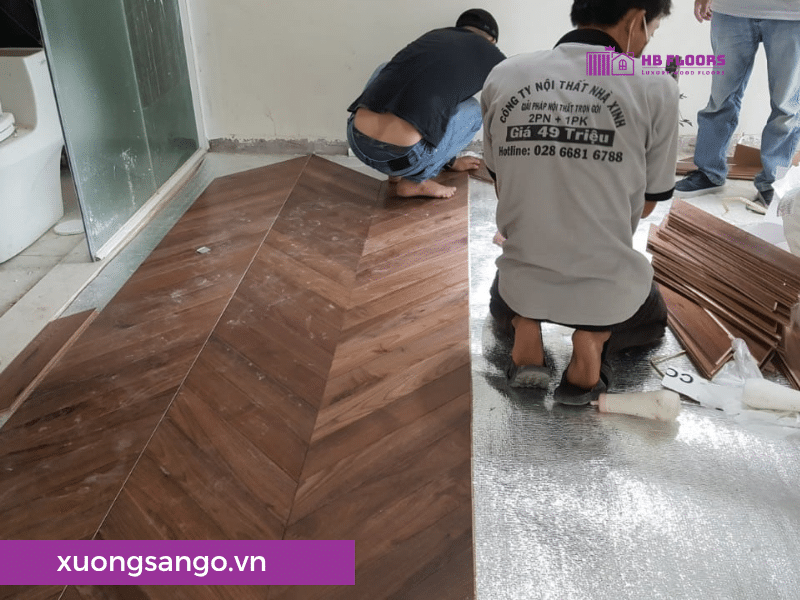 Lắp đặt thi công sàn gỗ tự nhiên cao cấp tại quận 11
