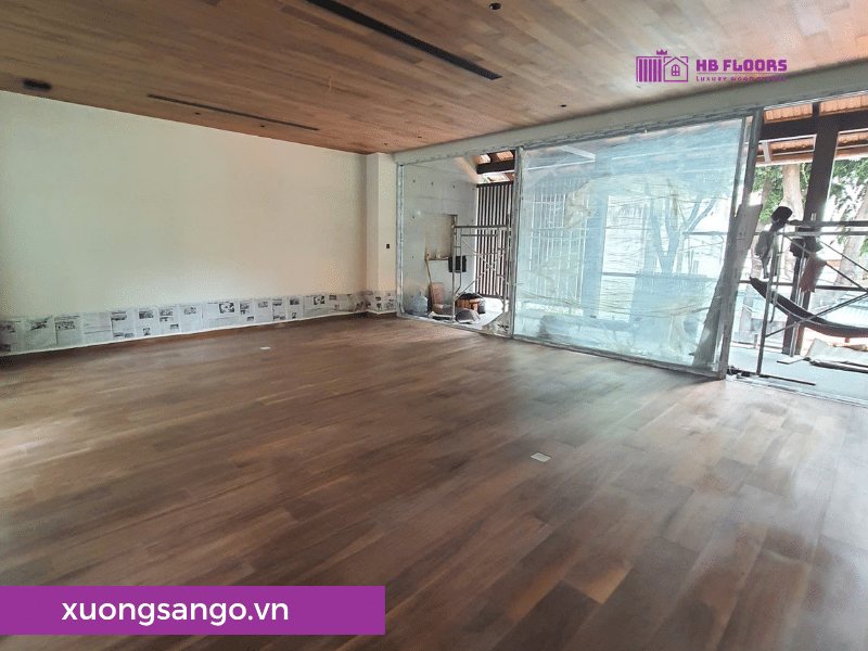 Sàn Gỗ Nhà Xinh lắp đặt sàn gỗ tự nhiên tại Vũng Tàu