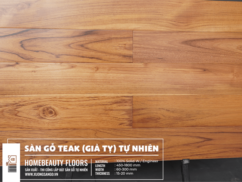 Tổng quan về sàn gỗ teak