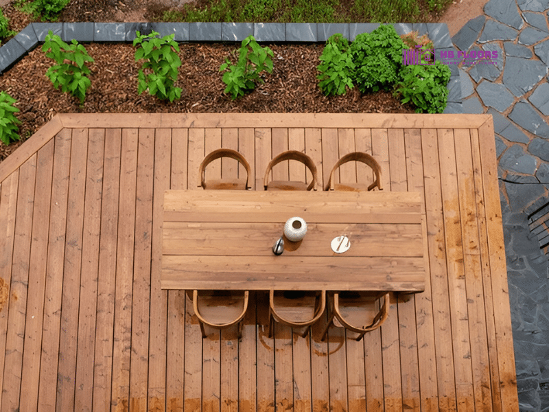 Sàn gỗ sân vườn teak