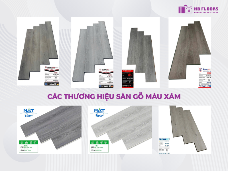 Các mẫu sàn gỗ màu xám đẹp 2025