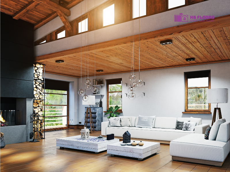 Sàn gỗ tự nhiên nâng tầm giá trị cho không gian sống của gia đình